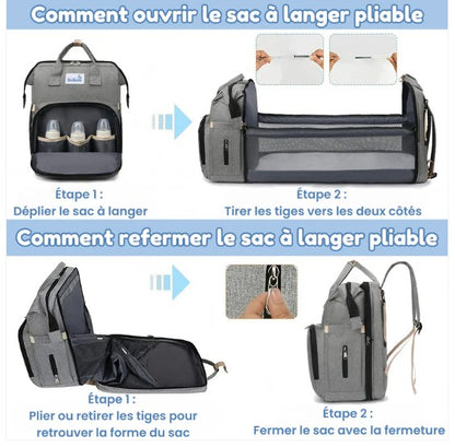 Sac à langer 3-en-1